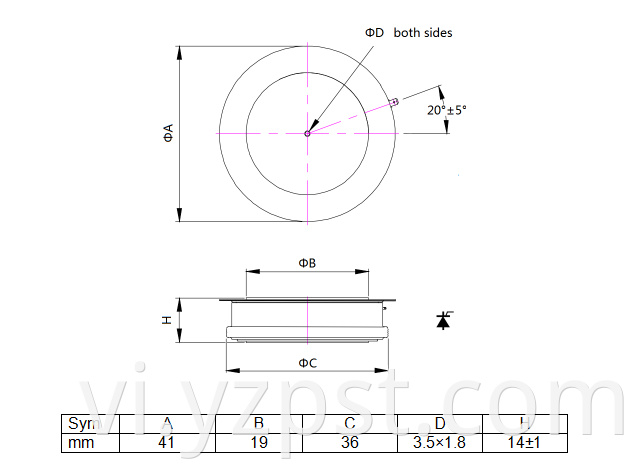 Hot selling gate turn off 1600V thyristor on sale